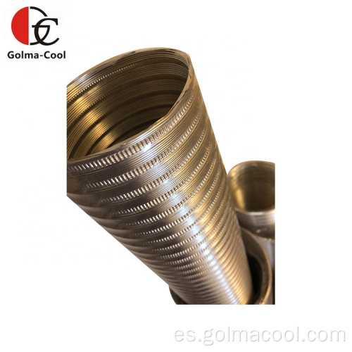 Conducto de aire flexible de aluminio en espiral de instalación rápida personalizado
